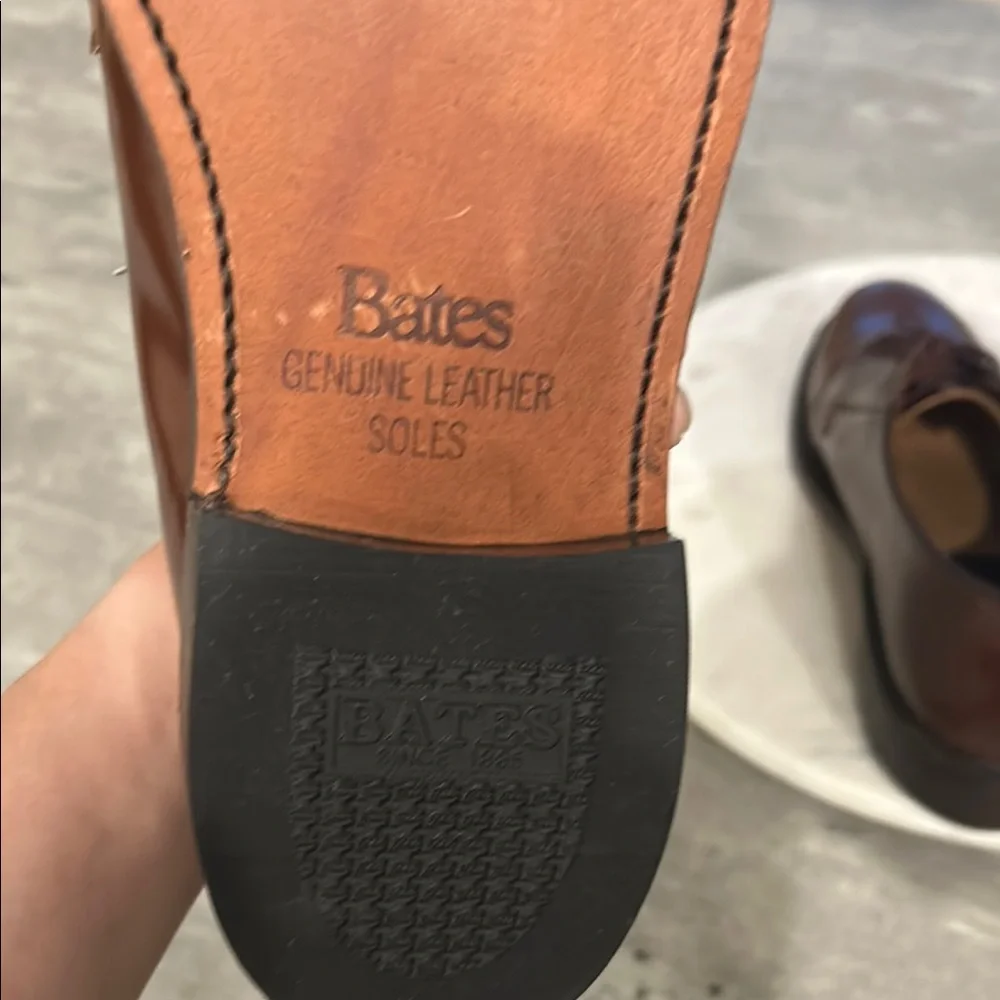 Bates Floataways Classic Brown Leather Men's Shoes size 8